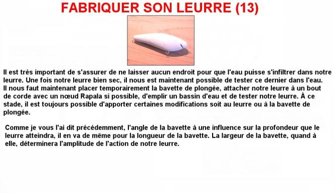 Fabriquer son leurre (13)