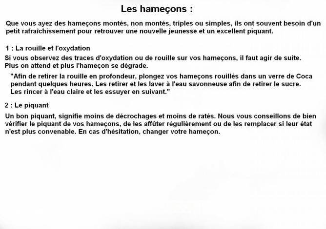 LES HAMECONS