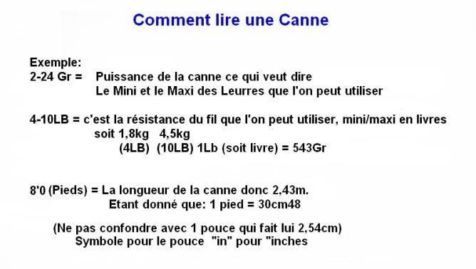 Lire une canne